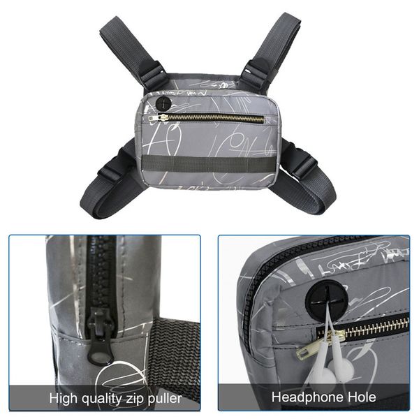 reflective chest bag outdoor oxford tactical streetwear vest chest rig bags women functional waistcoat utility pack
reflective chest bag outdoor oxford tactical streetwear vest chest rig bags women functional waistcoat utility pack