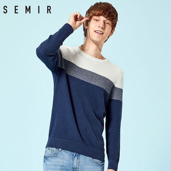 semir sweater male korean men round neck striped color knitted sweater fresh youth fashion stripes multicolor clothes, White;black
semir sweater male korean men round neck striped color knitted sweater fresh youth fashion stripes multicolor clothes, White;black