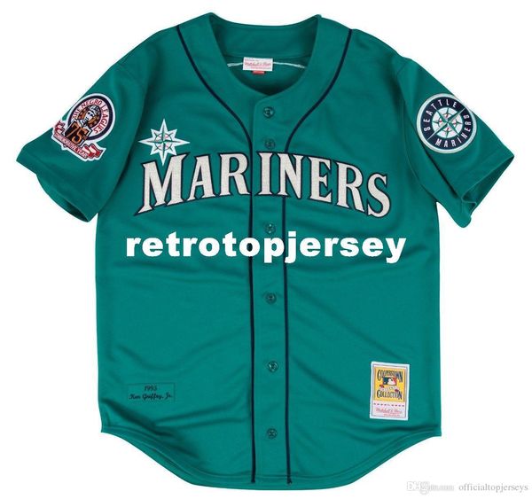 ken griffey jr. seattle #24 mitchell & ness retro 1995 button green up jersey, Black;blue
ken griffey jr. seattle #24 mitchell & ness retro 1995 button green up jersey, Black;blue