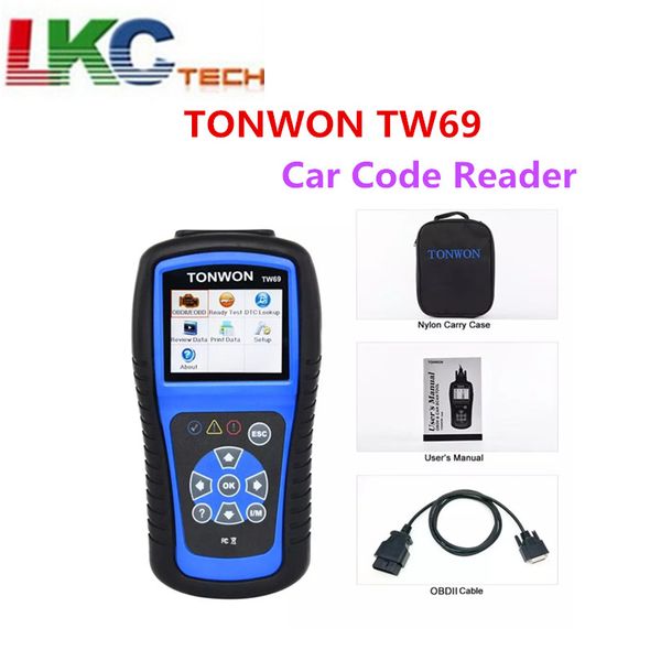 2018 obd2 car code reader tonwon tw69 obdii auto diagnostic tool for check car engine same function with al519
2018 obd2 car code reader tonwon tw69 obdii auto diagnostic tool for check car engine same function with al519