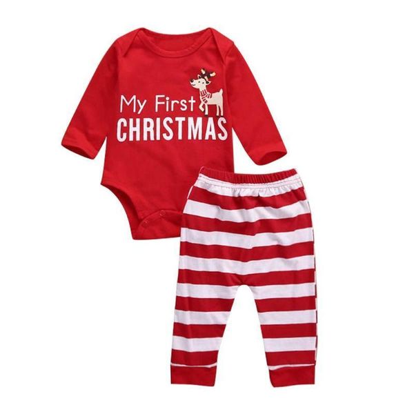 2pcs casual cotton sets baby girls christmas clothes long sleeve lovely sweet romper and striped pants holiday costume, White
2pcs casual cotton sets baby girls christmas clothes long sleeve lovely sweet romper and striped pants holiday costume, White