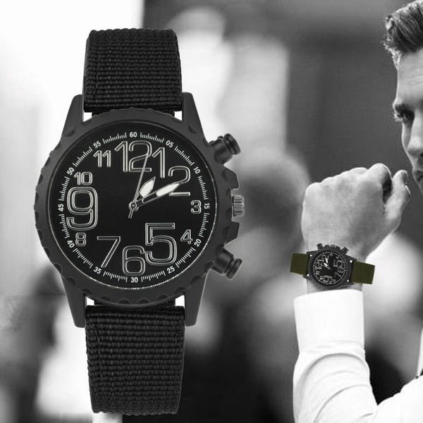 men wrist watch new watch retro design nylon band analog alloy quartz horloges mannen heren horloge zwart zilver kol saati, Slivery;brown
men wrist watch new watch retro design nylon band analog alloy quartz horloges mannen heren horloge zwart zilver kol saati, Slivery;brown
