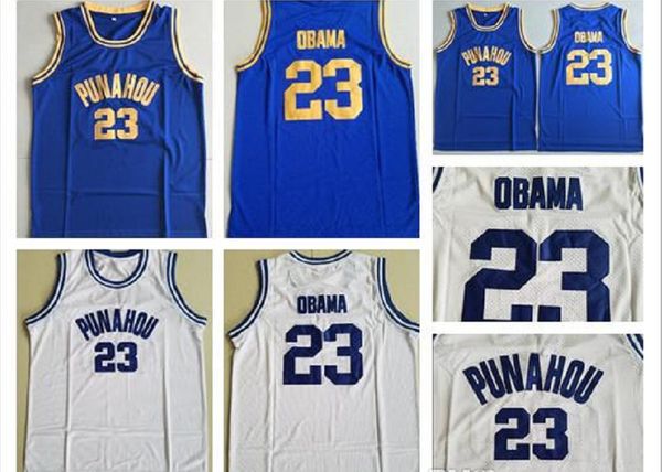 university barack obama punahou jersey obama white blue college shirts stitched commemorative edition basketball jerseys, Black
university barack obama punahou jersey obama white blue college shirts stitched commemorative edition basketball jerseys, Black