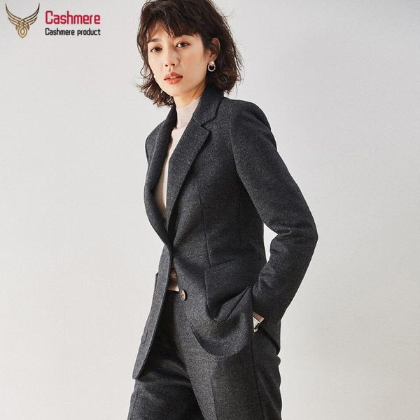women's coat wool casual blazer office blazer 2020 autumn women blazers black commuter coat high-end female temperament, White;black
women's coat wool casual blazer office blazer 2020 autumn women blazers black commuter coat high-end female temperament, White;black