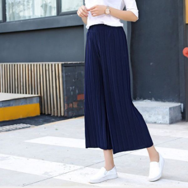 2019 fashion women chiffon loose pants high waist ruffled hem thin pleated trumpet casual trousers style soft fabric msj99, Black;white
2019 fashion women chiffon loose pants high waist ruffled hem thin pleated trumpet casual trousers style soft fabric msj99, Black;white