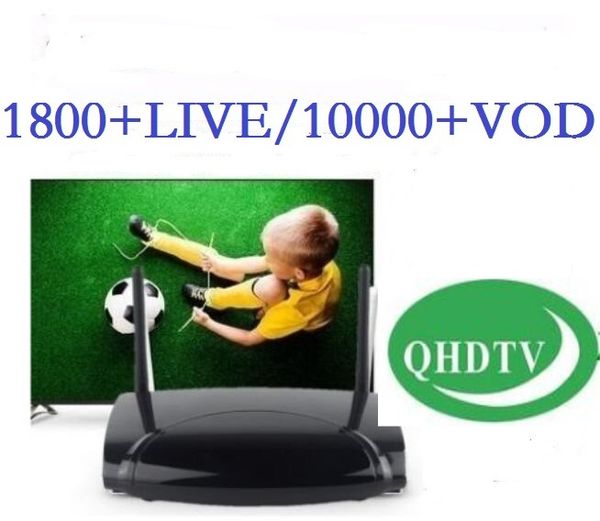 

QHDTV Подписка Android 8.1 R2 4K QHDTV Код 1 год подписки Франция Бельгия Голландский Арабский