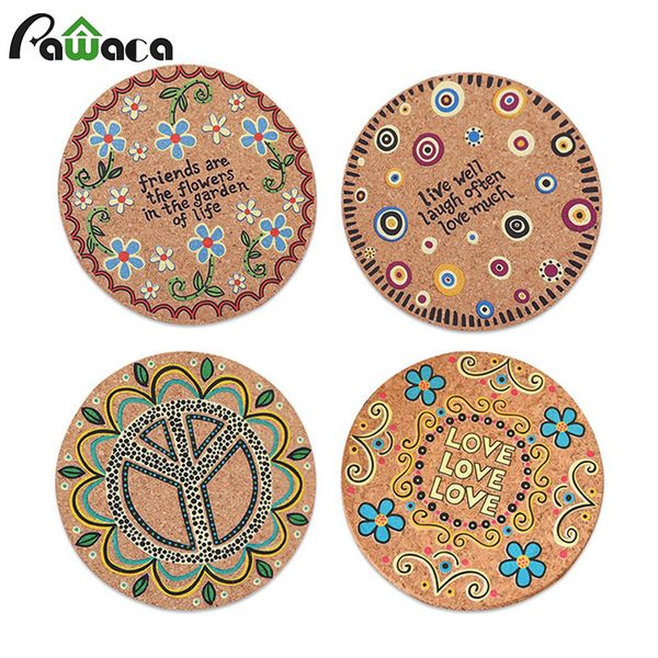 retro natural cork wooden cup pad mat moisture resistant round cup coasters drink coasters heat insulation pot holder
retro natural cork wooden cup pad mat moisture resistant round cup coasters drink coasters heat insulation pot holder