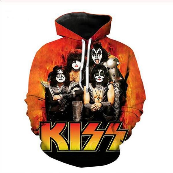 new fashion women / men rock kiss band casual 3d printed sweatshirt sportwear hoodies coat f0326, Black
new fashion women / men rock kiss band casual 3d printed sweatshirt sportwear hoodies coat f0326, Black