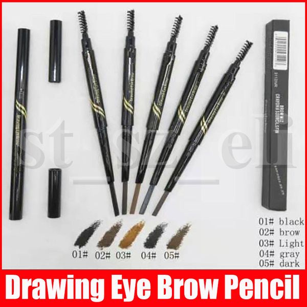 drawing eye brow triangular shape natural eyebrow pencils brushes enhancers makeup eye cosmetics black brown grey 5 colors
drawing eye brow triangular shape natural eyebrow pencils brushes enhancers makeup eye cosmetics black brown grey 5 colors