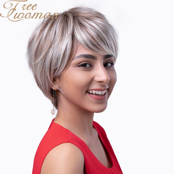oman short ombre brown white ash pixie cut synthetic wigs with bangs for black woman afro cosplay wig high-temperature
oman short ombre brown white ash pixie cut synthetic wigs with bangs for black woman afro cosplay wig high-temperature