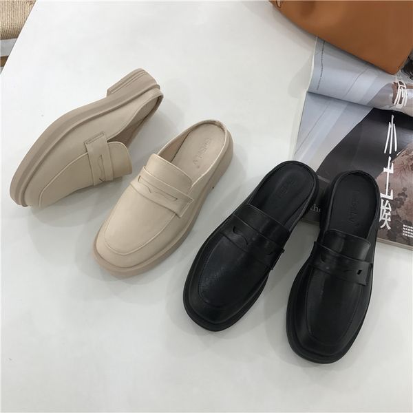 house slippers platform shoes slides cover toe fashion slipers women luxury flat 2020 basic rome fabric pu rubber shoes house, Black
house slippers platform shoes slides cover toe fashion slipers women luxury flat 2020 basic rome fabric pu rubber shoes house, Black
