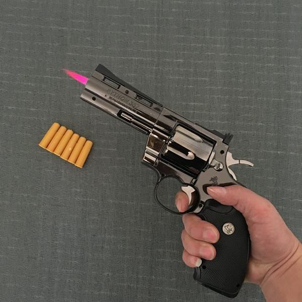 Python Револьвер Зажигалка Metal Revolver Gun Тип Надувной ветрозащитные Зажигалка Мебель украшения Персонализированные украшения 357 Gun Lighte
Python Револьвер Зажигалка Metal Revolver Gun Тип Надувной ветрозащитные Зажигалка Мебель украшения Персонализированные украшения 357 Gun Lighte