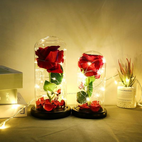 2020 artificial plants rose glass cover decorative lamp led night light fake flowers romantic valentine's day gifts home decor
2020 artificial plants rose glass cover decorative lamp led night light fake flowers romantic valentine's day gifts home decor