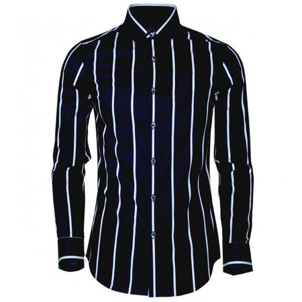 men's casual shirts 100% cotton men shirt fashion white black striped long sleeve plus size 4xl slim fit patry wedding dress
men's casual shirts 100% cotton men shirt fashion white black striped long sleeve plus size 4xl slim fit patry wedding dress