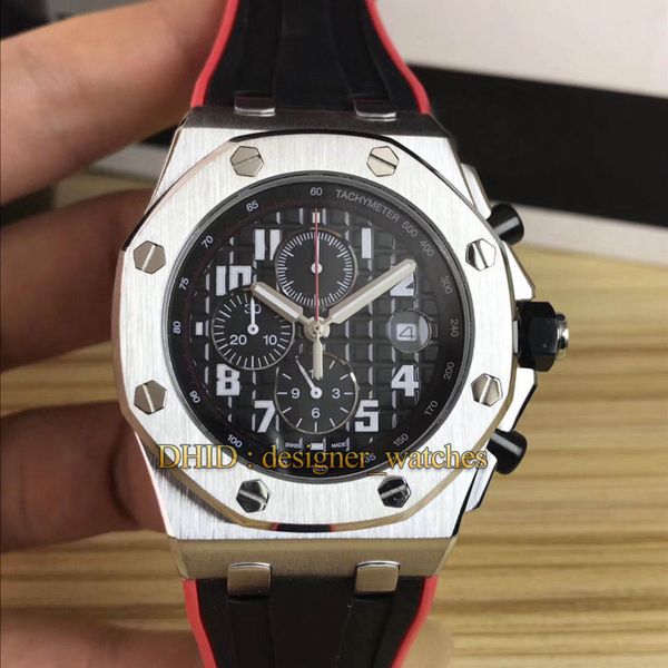 new luxury watch os chronograph quartz movement mens designer watches 42mm 316l stainless steel case black rubber band montre de luxe, Slivery;brown
new luxury watch os chronograph quartz movement mens designer watches 42mm 316l stainless steel case black rubber band montre de luxe, Slivery;brown