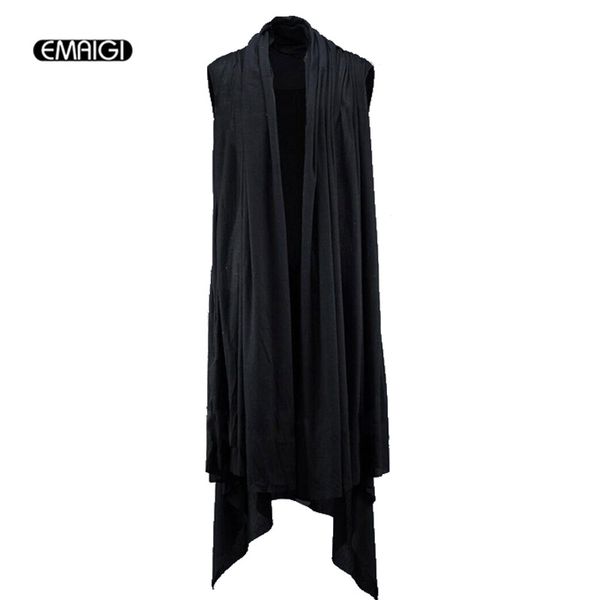 men's vests vest sleeveless coat punk hooded loose cardigan male black hip hop jacket,q74, Black;white
men's vests vest sleeveless coat punk hooded loose cardigan male black hip hop jacket,q74, Black;white