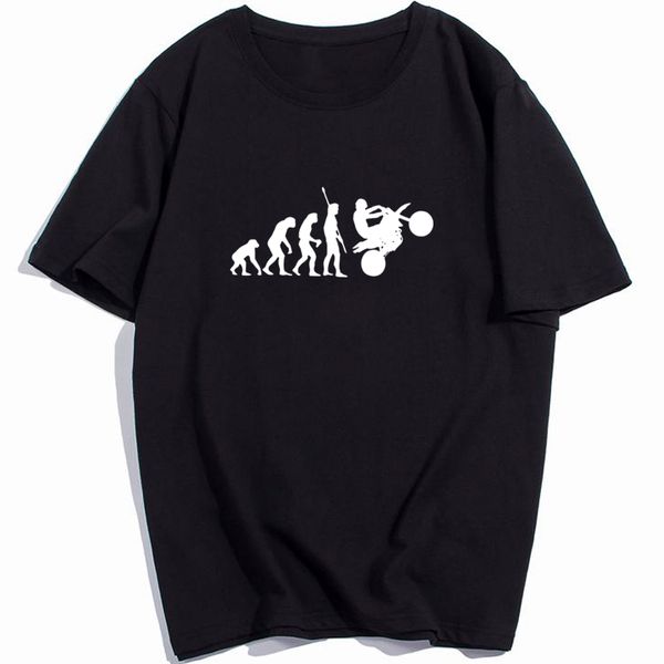 human motorcycle motorbike ape to evolution t shirt funny birthday gifts for dad father men husband boyfriend cotton t-shirt tee, White;black
human motorcycle motorbike ape to evolution t shirt funny birthday gifts for dad father men husband boyfriend cotton t-shirt tee, White;black