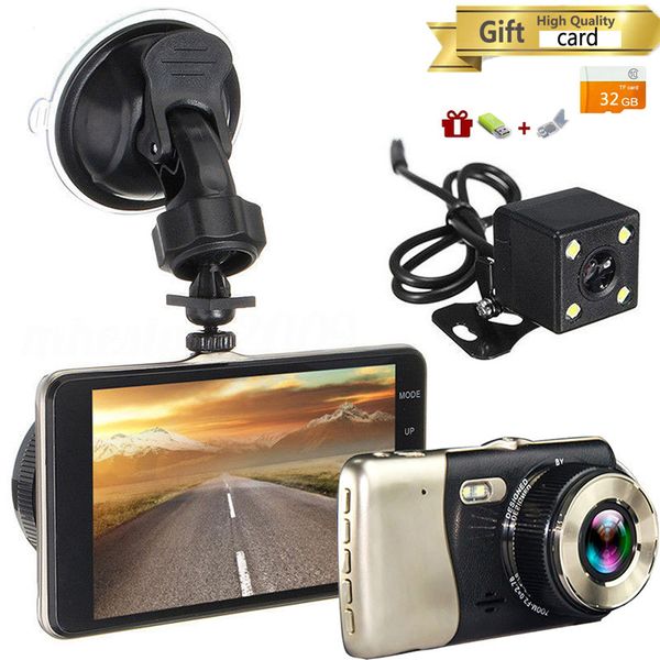 4 inch dvr hd dual lens camera 1080p vehicle video dash cam dvr autoregistrars with rear view camera video recorder car
4 inch dvr hd dual lens camera 1080p vehicle video dash cam dvr autoregistrars with rear view camera video recorder car