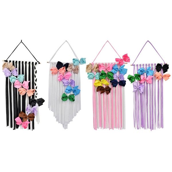 girls' hair bows storage belt barrette hairband organizer kids rainbow color hair clips holder diy accessories, Slivery;white
girls' hair bows storage belt barrette hairband organizer kids rainbow color hair clips holder diy accessories, Slivery;white