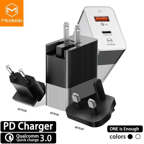 mcdodo 18w usb c pd charger eu/us/uk plug 3 in 1 triple universal travel mobile phone charger qc 3.0 adapter for iphone samsung
mcdodo 18w usb c pd charger eu/us/uk plug 3 in 1 triple universal travel mobile phone charger qc 3.0 adapter for iphone samsung