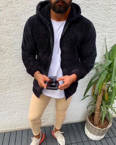 men autumn casual solid zipper men's jackets hooded coats male tracksuit fashion jacket mens clothing outerwear, Black;brown
men autumn casual solid zipper men's jackets hooded coats male tracksuit fashion jacket mens clothing outerwear, Black;brown