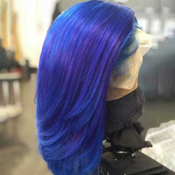 blue ombre colored lace front human hair wigs 130% short straight bob brazilian remy for black women 13*4 pre plucked bleached, Black;brown
blue ombre colored lace front human hair wigs 130% short straight bob brazilian remy for black women 13*4 pre plucked bleached, Black;brown