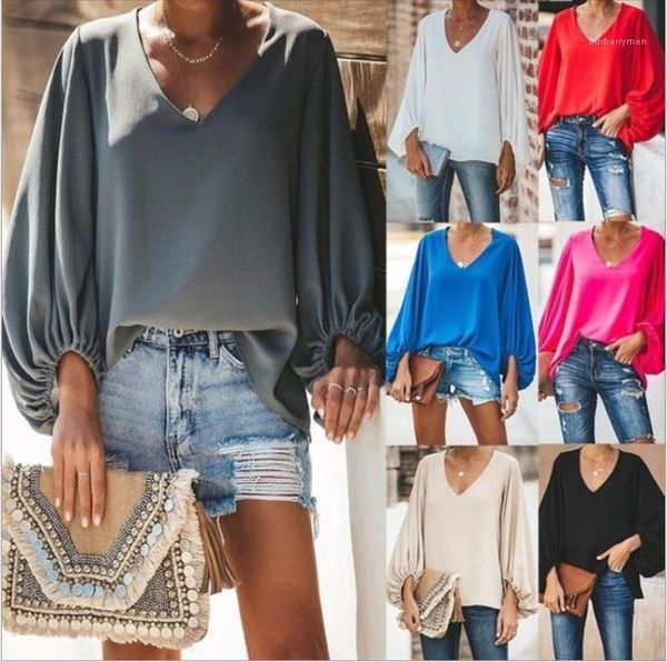 lantern sleeve v neck loose 20ss new women clothing plus size women designer tshirts casual, White
lantern sleeve v neck loose 20ss new women clothing plus size women designer tshirts casual, White