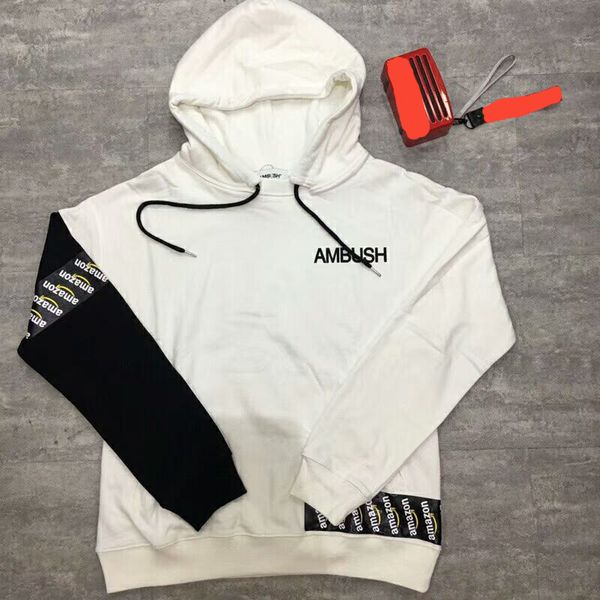 ambush 2019ss новый топ лучшая версия джастин бибер засада письмо черный белый сращивания женщины мужчины пуловер толстовки хип-хоп ab повсе, Black
ambush 2019ss новый топ лучшая версия джастин бибер засада письмо черный белый сращивания женщины мужчины пуловер толстовки хип-хоп ab повсе, Black