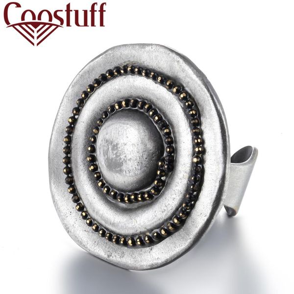 new arrival resizable rings for women fashion statement round jewelry silver color ring for all occasion anillos mujer, Golden;silver
new arrival resizable rings for women fashion statement round jewelry silver color ring for all occasion anillos mujer, Golden;silver