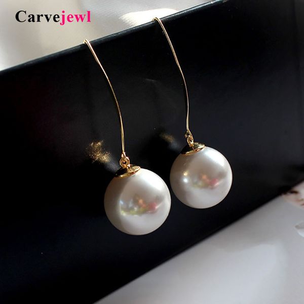 carvejewl simulated big pearl earrings minimalist simple earline for women jewelry korean bridal drop dangle earrings wholesale, Silver
carvejewl simulated big pearl earrings minimalist simple earline for women jewelry korean bridal drop dangle earrings wholesale, Silver