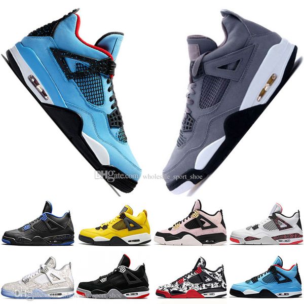 2019 New Arrial Bred 4 4s What The Cactus Jack Laser Wings Mens Basketball Shoes Denim Blue Pale Citron Men Sports Designer Sneakers 5.5-13
2019 New Arrial Bred 4 4s What The Cactus Jack Laser Wings Mens Basketball Shoes Denim Blue Pale Citron Men Sports Designer Sneakers 5.5-13