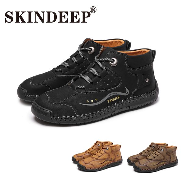 skindeep sports and leisure handmade leather men's boots winter shoes men leather boots flat stretch, Black
skindeep sports and leisure handmade leather men's boots winter shoes men leather boots flat stretch, Black