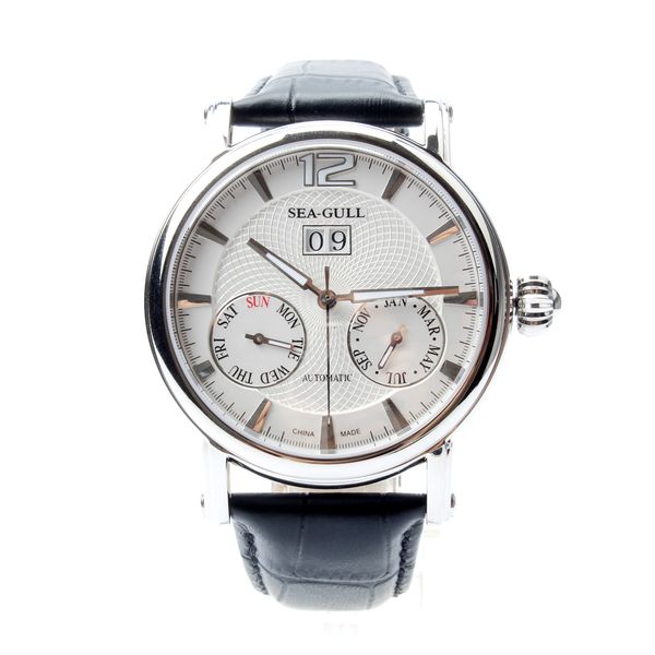 подлинная чайка полный календарь гранд дата гильошированный лук корона 3 руки выставка назад автоматические мужские часы чайка 819.315 y1902, Slivery;brown
подлинная чайка полный календарь гранд дата гильошированный лук корона 3 руки выставка назад автоматические мужские часы чайка 819.315 y1902, Slivery;brown