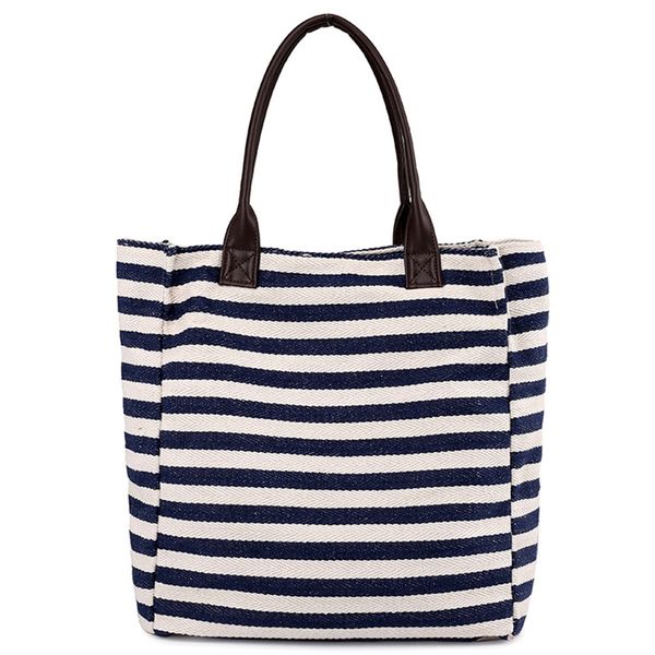 women stripes canvas beach bag large capacity female zipper shoulder bag ladies polyester totes girl's casual shopping handbag b
women stripes canvas beach bag large capacity female zipper shoulder bag ladies polyester totes girl's casual shopping handbag b