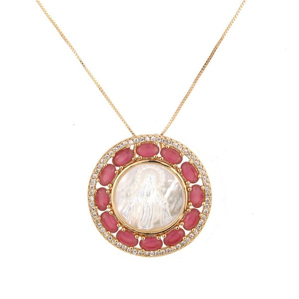 5pcs/lot colored christian virgin mary pendant copper plated micro inlaid zircon catholic necklace, Silver
5pcs/lot colored christian virgin mary pendant copper plated micro inlaid zircon catholic necklace, Silver