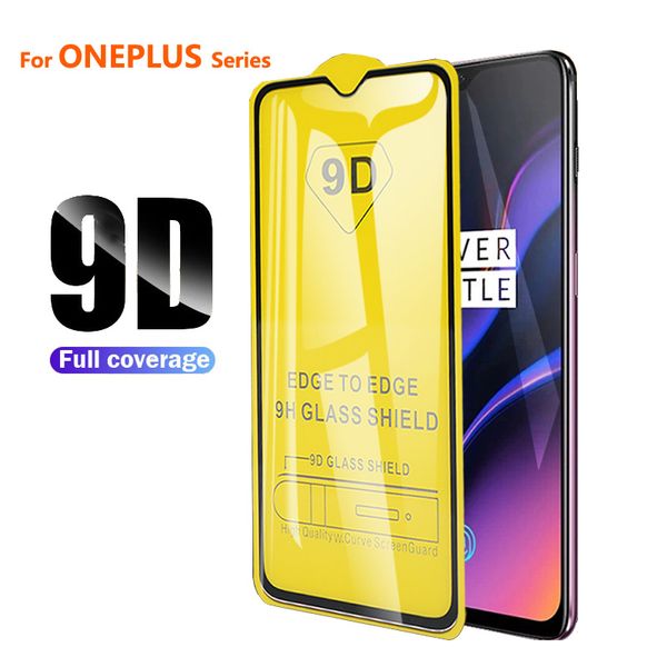 

9D Полное покрытие Закаленное стекло для Oneplus 7 Pro 6 6T 5 5T 3 Защитная пленка для экрана