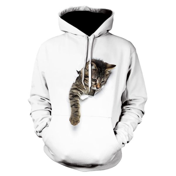 2019 new hoodies, cute animals, kittens, sportswear, fashion jackets for women couples camisa masculina hoodie, Black
2019 new hoodies, cute animals, kittens, sportswear, fashion jackets for women couples camisa masculina hoodie, Black