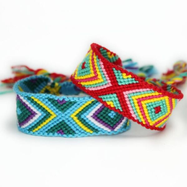 abl144(1), 2.5cm wide retro handmade boho brazilian multicolor string cord woven braided hippie friendship bracelets, Black
abl144(1), 2.5cm wide retro handmade boho brazilian multicolor string cord woven braided hippie friendship bracelets, Black