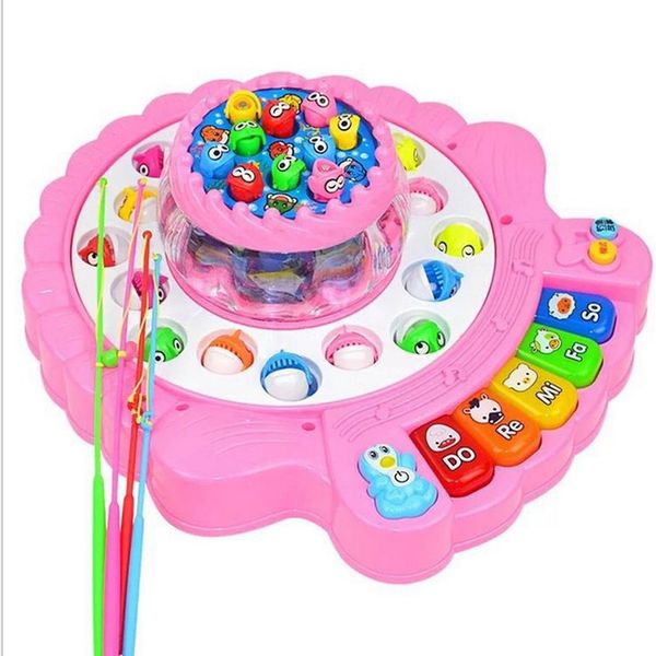 kids electronic magnetic fishing toy set musical rotating fishing game outdoor sports toys double layer shell shape fishing toy
kids electronic magnetic fishing toy set musical rotating fishing game outdoor sports toys double layer shell shape fishing toy