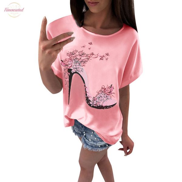 feitong tshirt women short sleeve high heels printed beach casual loose o neck t shirt camiseta mujer t shirt women, White
feitong tshirt women short sleeve high heels printed beach casual loose o neck t shirt camiseta mujer t shirt women, White