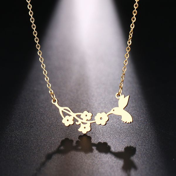 dotifi stainless steel necklace for women man bird and flower gold and silver color pendant necklace engagement jewelry
dotifi stainless steel necklace for women man bird and flower gold and silver color pendant necklace engagement jewelry