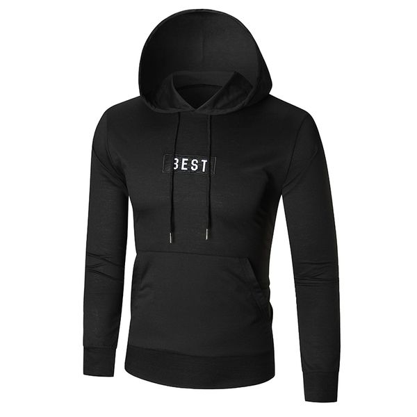 2019 new spring autumn fashion men's long sleeve hoodie letters together sweatshirt casual men pocket decoration hoodies, Black
2019 new spring autumn fashion men's long sleeve hoodie letters together sweatshirt casual men pocket decoration hoodies, Black