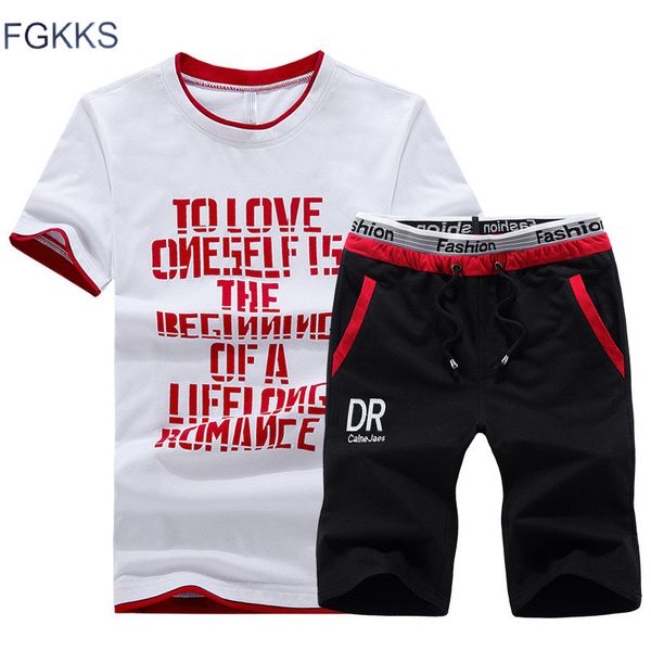 fgkks 2018 mens fitness tracksuit set summer casual sporting suit fashion men sets casual outwear short-sleeved shirt +shorts, Gray
fgkks 2018 mens fitness tracksuit set summer casual sporting suit fashion men sets casual outwear short-sleeved shirt +shorts, Gray