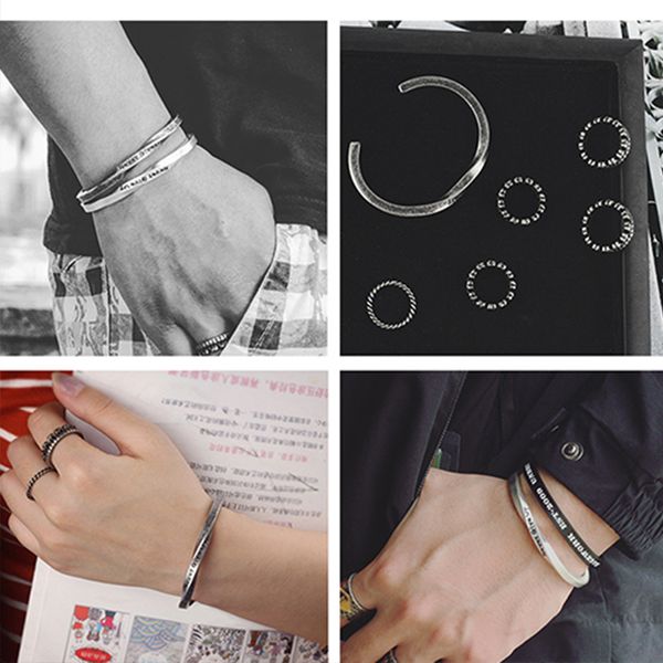 adjustable open bracelet steampunk gifts for male accessories mens bracelet silver stainless steel fashion charm retro, Black
adjustable open bracelet steampunk gifts for male accessories mens bracelet silver stainless steel fashion charm retro, Black