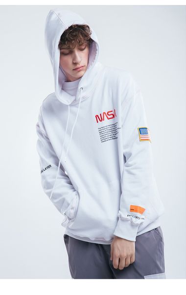 Heron Preston NASA Letter Print Hooded Sweatshirts Mens Loose Hip Hop Fashion Brand Hoodies HP Women Unisex Hoodies Tops
Heron Preston NASA Letter Print Hooded Sweatshirts Mens Loose Hip Hop Fashion Brand Hoodies HP Women Unisex Hoodies Tops