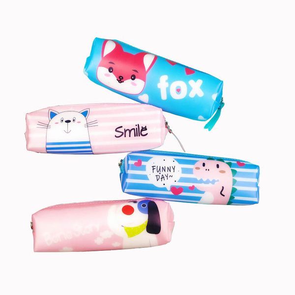 cute cat pencil bags pouch kawaii dog pen case box silicone pencil cases for girls boys korean stationery office school supplies
cute cat pencil bags pouch kawaii dog pen case box silicone pencil cases for girls boys korean stationery office school supplies