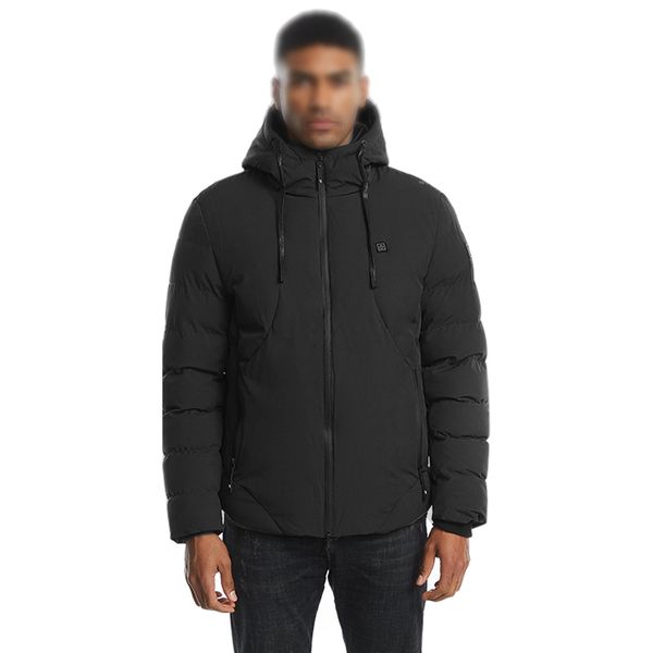 men heating zipper usb powered skiing hooded soft waterproof wadded jacket washable winter warm long sleeve outdoor, Black
men heating zipper usb powered skiing hooded soft waterproof wadded jacket washable winter warm long sleeve outdoor, Black