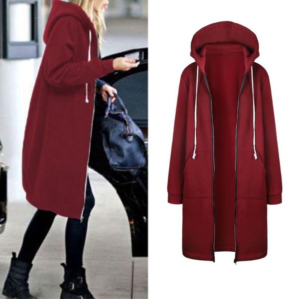 autumn spring women's windbreaker long coat warm zipper open hoodies sweatshirt plus female jackets outwear summer coats 829, Black;brown
autumn spring women's windbreaker long coat warm zipper open hoodies sweatshirt plus female jackets outwear summer coats 829, Black;brown