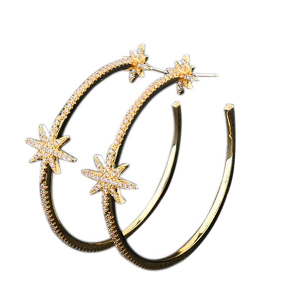 european and american micro-inlaid zircon earrings simple round temperament earrings girls ear jewelry gift ladies jewelry, Golden;silver
european and american micro-inlaid zircon earrings simple round temperament earrings girls ear jewelry gift ladies jewelry, Golden;silver
