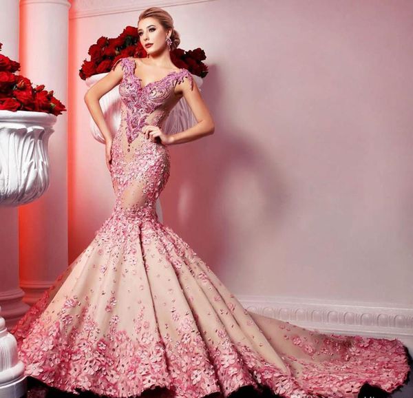 modest beaded mermaid evening dresses v neck 3d appliqued sequined prom gowns backless sweep train plus size formal dress, Black;red
modest beaded mermaid evening dresses v neck 3d appliqued sequined prom gowns backless sweep train plus size formal dress, Black;red